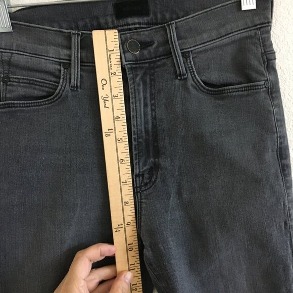 Mother Jean Womens 25 Gray The Stunner Zip Ankle Step Fray Lighting Up Lanterns - Picture 6 of 15